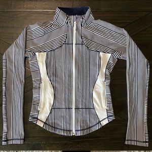 Lululemon | Classic Striped Full Zip Jacket | 6